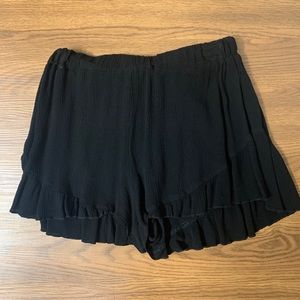 PPLA High Waisted Black Shorts